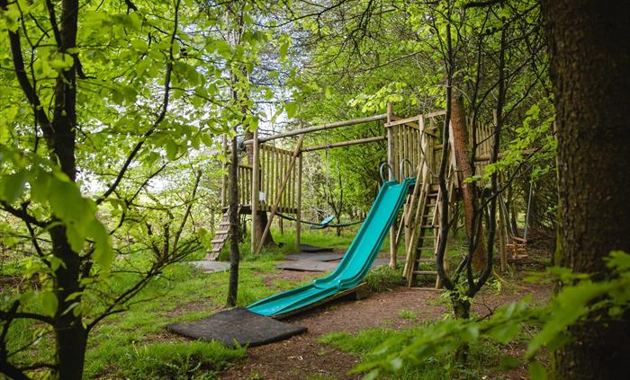 We have a park for children and also encourage den building in the woods!